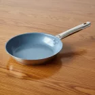 Rozsdamentes serpenyő, 20 cm, Fusion kerámia tapadásmentes bevonat, indukciós, Pujadas