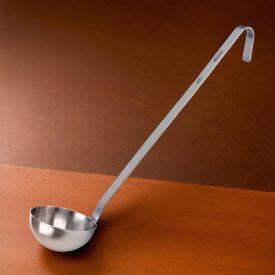   Merőkanál, 200 ml, űrmértékjelölt, nyélhossz: 33 cm, átmérő: 9 cm, Pujadas