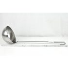 Merőkanál, 1,5 liter, űrmértékjelölt, nyélhossz: 48 cm, átmérő: 18 cm, Pujadas