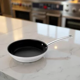   Rozsdamentes serpenyő, 26 cm, tapadásmentes, indukciós, Pujadas, Inox First