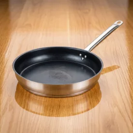   Rozsdamentes serpenyő, 32 cm, tapadásmentes, indukciós, Pujadas, Inox First