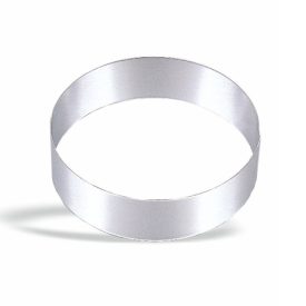   Tortakarika, sütőkeret, kerek, 120×45 mm, rozsdamentes, Pujadas