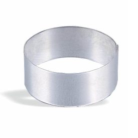   Tortakarika, sütőkeret, kerek, 220×60 mm, rozsdamentes, Pujadas