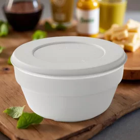   Duplafalú menütányér fedővel, 450 ml, P919000 cikkszámú tálcához, polikarbonát, Pujadas