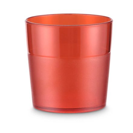 Polikarbonát pohár átlátszó 170 ml (törhetetlen), piros