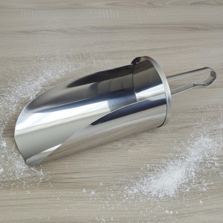 Lisztlapát 1,7 liter, 37 cm, rozsdamentes, Pujadas