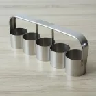 Pogácsaszaggató, soros, 5 db 5 cm-es