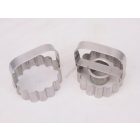 Linzerkiszúró, alsó-felső, 6 cm, rozsdamentes