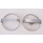 Linzerkiszúró, alsó-felső, 8 cm, rozsdamentes