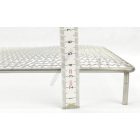 Gitterrács, cukrászati, 295×495 mm, rozsdamentes