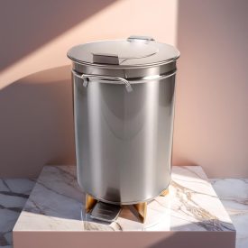   Lábpedálos hulladék- és moslékgyűjtő 50 literes, 380×615 mm