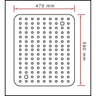 GN 2/1 csepegtetőbetét, rozsdamentes