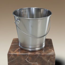 Mércés vödör, 14 liter, 30×25 cm, Eco, rozsdamentes