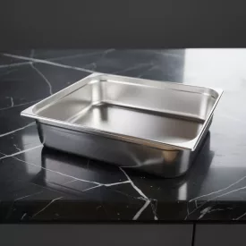 GN edény, 2/1 150 mm, 42,5 l, rozsdamentes