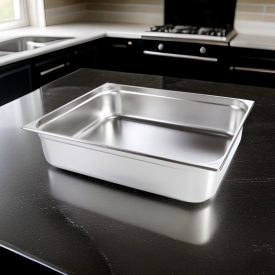 GN edény, 2/1 200 mm, 57,5 l, rozsdamentes