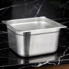 GN edény, 2/3 200 mm, 18 l, rozsdamentes
