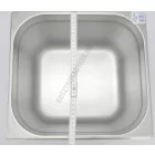 GN edény, 2/3 200 mm, 18 l, rozsdamentes