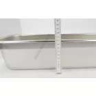 GN edény, 2/4 100 mm, 6,5 l, rozsdamentes