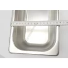 GN edény, 2/4 100 mm, 6,5 l, rozsdamentes