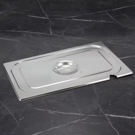 GN 1/1 fedő kanálkivágással, rozsdamentes