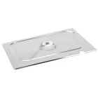 GN 1/1 fedő kanálkivágással, rozsdamentes