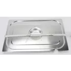 GN 1/1 fedő kanálkivágással, rozsdamentes