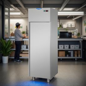 Rozsdamentes teleajtós fagyasztószekrény AF04EKOBT