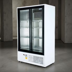   Csúszó üvegajtós hűtővitrin több színben, bruttó 850 literes