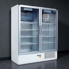   Két üvegajtós hűtővitrin több színben, bruttó 1200 literes