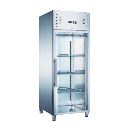 Teleajtós rozsdamentes hűtőszekrény 650 l, KH-GN650TNG