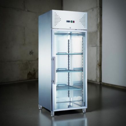 KHORIS Rozsdamentes hűtővitrin 650 l