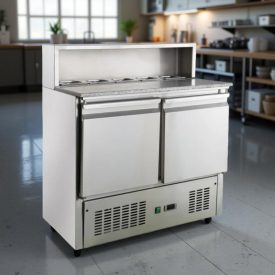   Pizzaelőkészítő asztal 240 liter (salátahűtő betéttel) KH-PS900