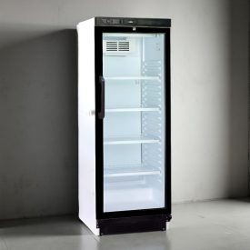 Üvegajtós hűtővitrin 260 literes