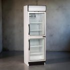 Két üvegajtós hűtővitrin 345 literes, 1 légtér