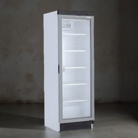 Üvegajtós hűtővitrin 345 literes