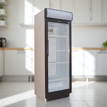 Felépítményes hűtővitrin 374 literes üvegajtós
