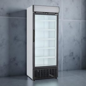 Üvegajtós hűtővitrin, bruttó 657 literes