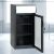 Üvegajtós hűtővitrin fekete SC 81 BE 