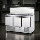 Salátahűtő 3 ajtóval GN 1/1 1380×700×880 mm SL03EKO