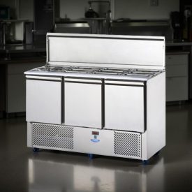 Salátahűtő 3 ajtóval GN 1/1 1380×700×880 mm SL03EKO