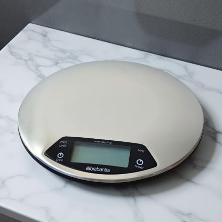 Mérleg digitális 5 kg kerek MATT STEEL