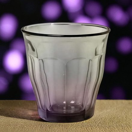 Picardie pohár, 250 ml, szürke, temperált üveg