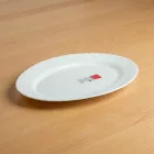Ebro ovális sültes tál, 36 cm, opál üveg