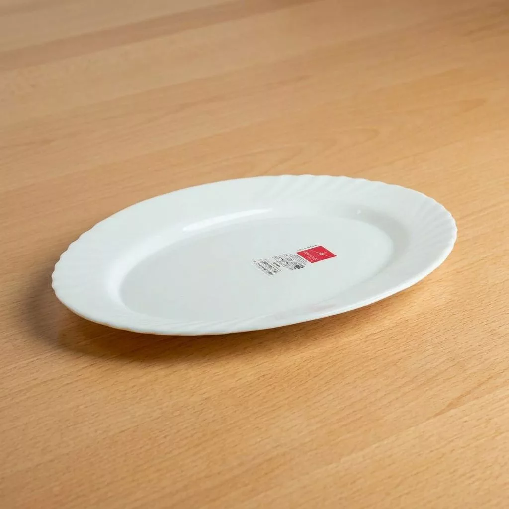 Ebro ovális sültes tál, 36 cm, opál üveg