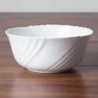 Ebro salátás és tálaló tál, 23 cm, 2 l, opál üveg