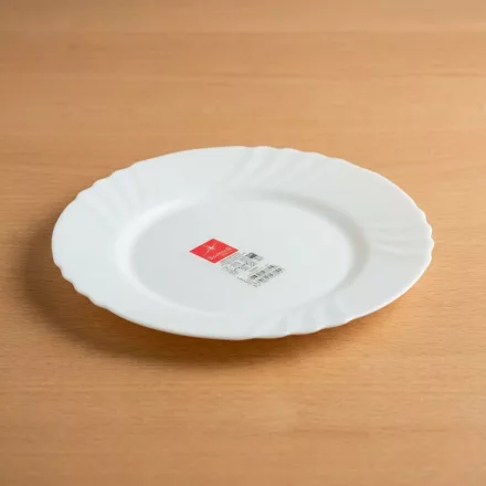 Ebro lapostányér, 25 cm, opál üveg