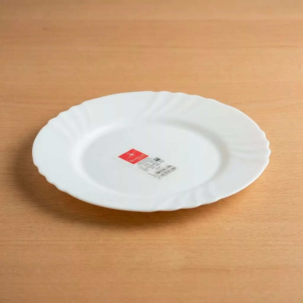 Ebro lapostányér, 25 cm, opál üveg