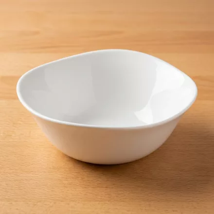 Parma fehér tálka, 14x14 cm, 500 ml, opál üveg