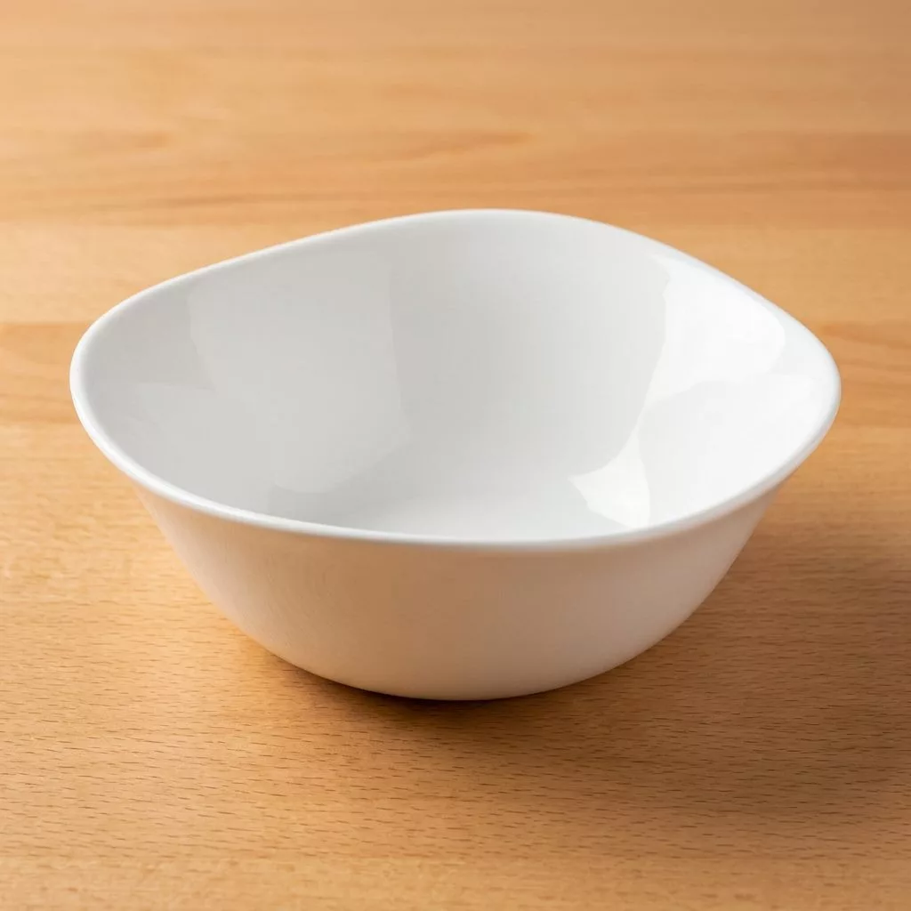 Parma fehér tálka, 14x14 cm, 500 ml, opál üveg