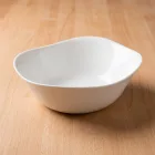 Parma fehér salátástál, 24x24 cm, 2 liter, opál üveg